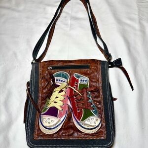 Super Cute Crossbody Satchel with adjustable strap for Shoulder or Tote